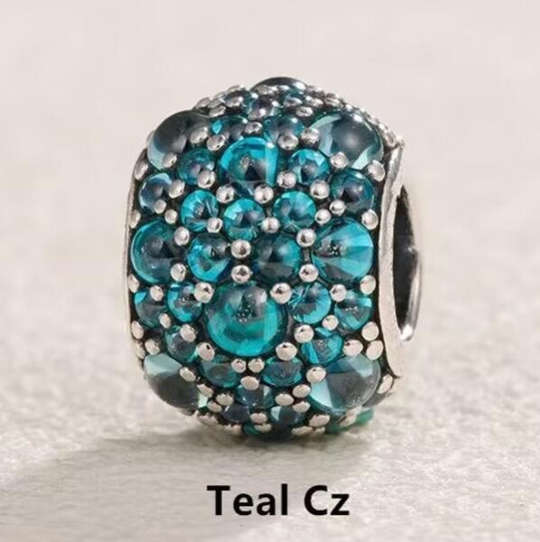 AAA GRADE S925 ALE Sterling Silver 5A CZ Pave Charms