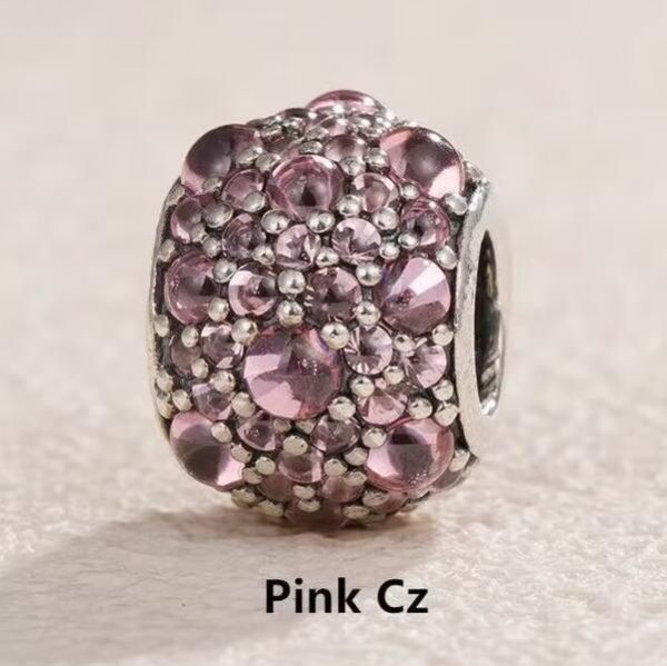 AAA GRADE S925 ALE Sterling Silver 5A CZ Pave Charms