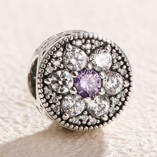 AAA GRADE S925 ALE Sparkling 5A CZ Pave Charm