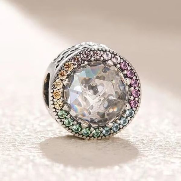 AAA GRADE S925 ALE Sparkling 5A CZ Pave Charm