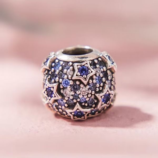 AAA GRADE S925 ALE Sterling Silver 5A CZ Pave Charms