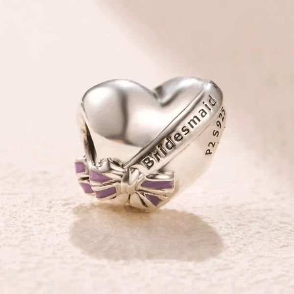 AAA GRADE S925 ALE Sterling Silver Heart Theme Charms