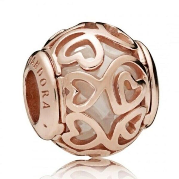 Rose Goldplated AAA GRADE ALE R Charms