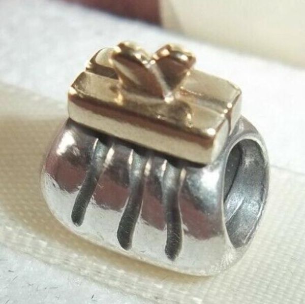 18k Goldplated Two Tone Charm 