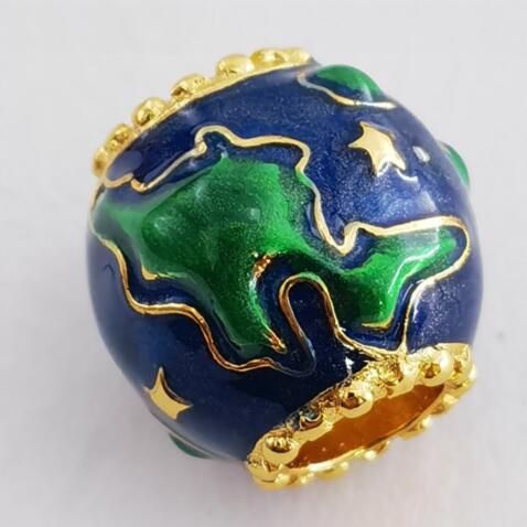 Neat S925 ALE Enamel Star Shine Charm 