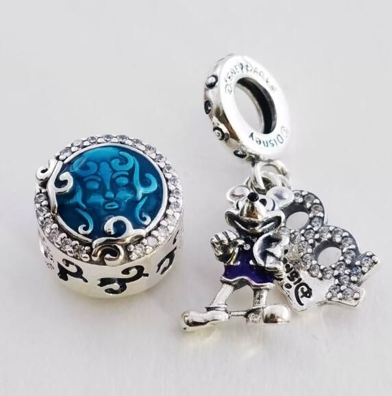 2PCS DIS AAA GRADE S925 ALE Charms