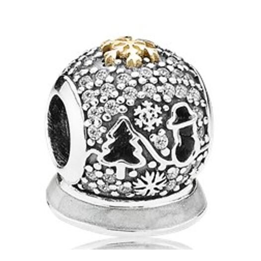  18k Goldplated Two Tone Charm   