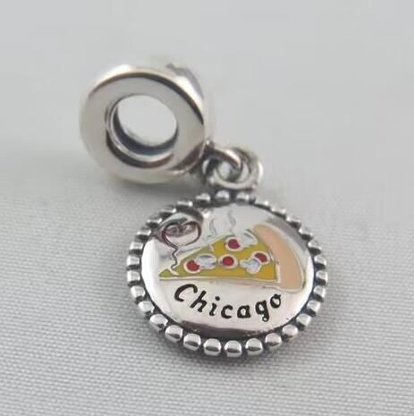 Exclusive S925 ALE Sterling Silver Chicago Pendants