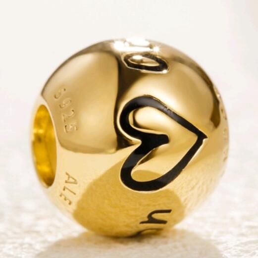 18K Goldplated AAA GRADE S925 ALE Charms 