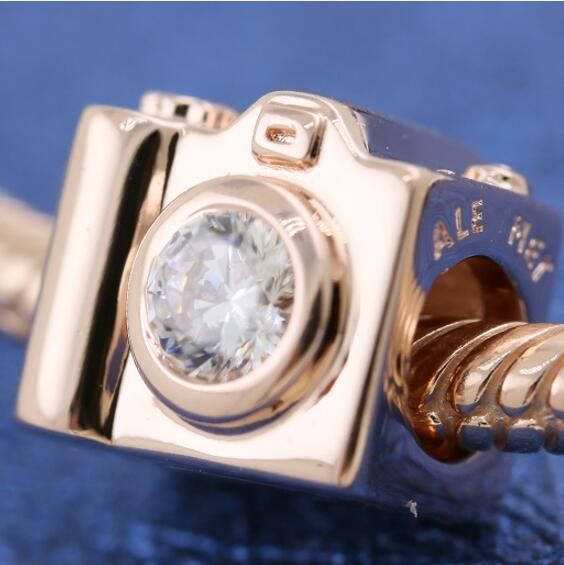Rose Goldplated AAA GRADE ALE R Charms