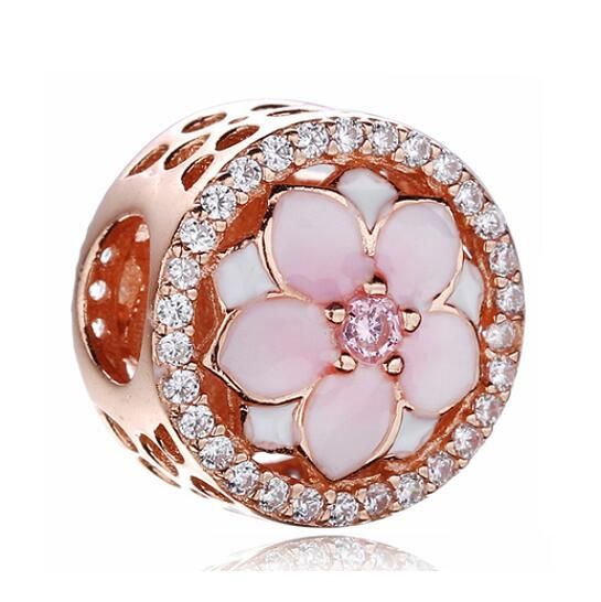Rose Goldplated AAA GRADE ALE R Charms