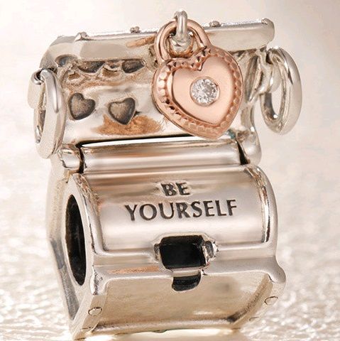  18k Goldplated Two Tone Charm