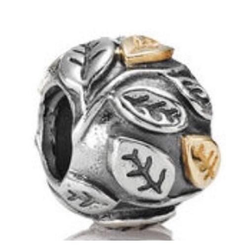  18k Goldplated Two Tone Charm