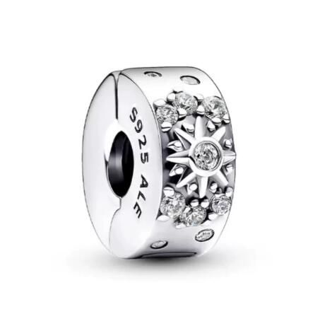 NEW AAA GRADE S925 ALE Sterling Silver Sun Clip