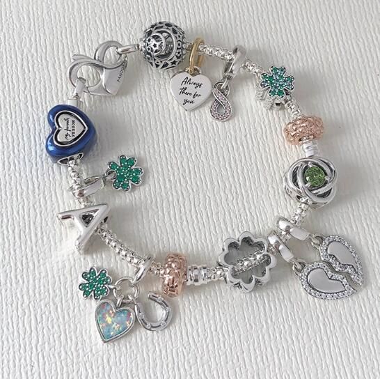 13PCS Charm With Bracelets AAA GRADE S925 ALE SET