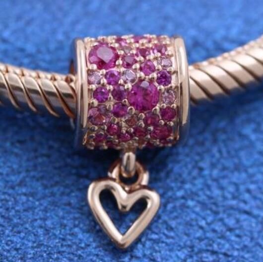 Rose Goldplated AAA GRADE ALE R Charms