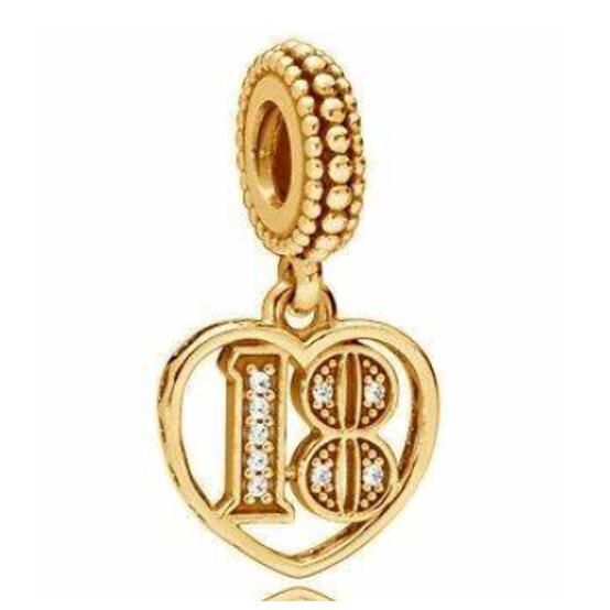 18K Goldplated AAA GRADE S925 ALE Dangles
