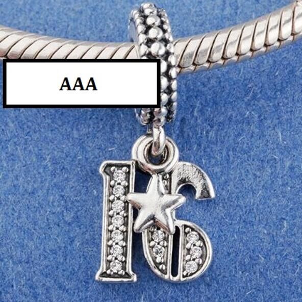 AAA GRADE S925 ALE Sterling Silver Dangle