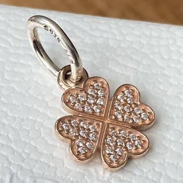 AAA GRADE Rose Goldplated ALE R Dangle									