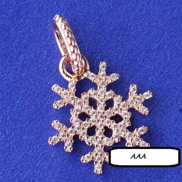 AAA GRADE Rose Goldplated ALE R Dangle							