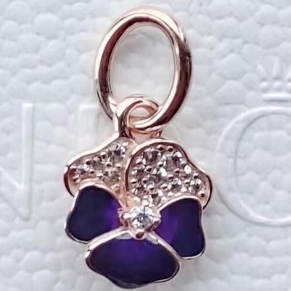 AAA GRADE Rose Goldplated ALE R Dangle								