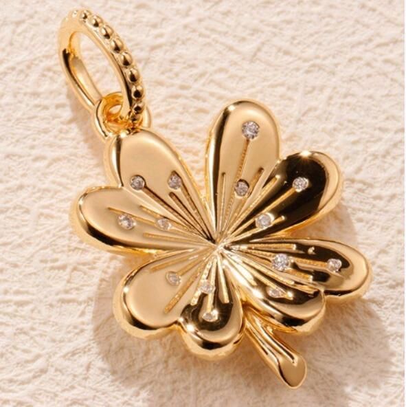 18K Goldplated AAA GRADE S925 ALE Dangle						