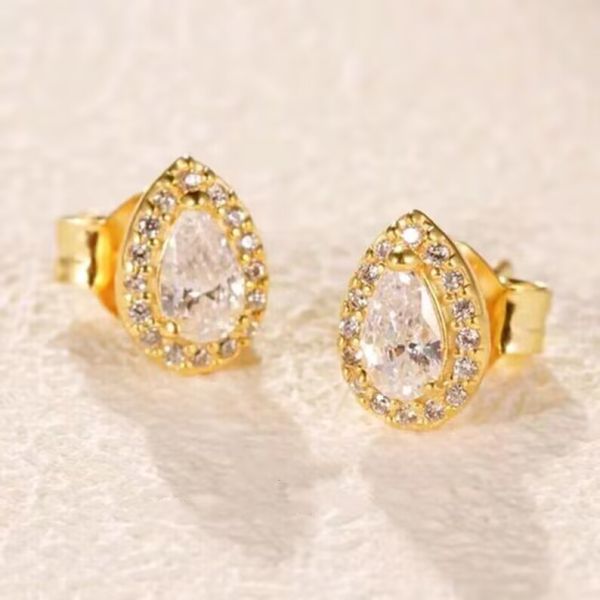 AAA GRADE Gold Plated Stud Earrings