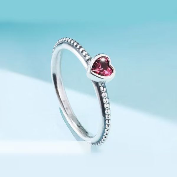 5A-Red CZ AAA GRADE S925 ALE Rings