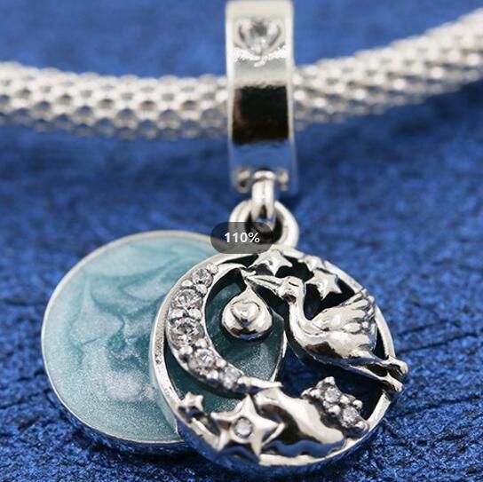 AAA GRADE S925 ALE Sterling Silver Dangle						