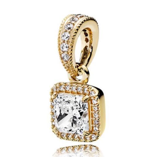 18K Goldplated AAA GRADE S925 ALE Dangle			
