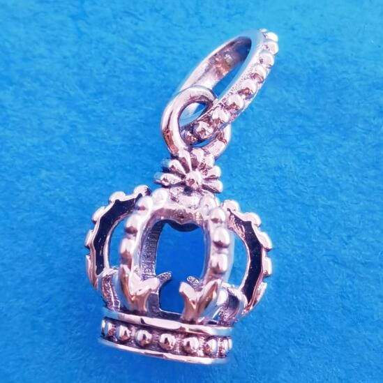 AAA GRADE Rose ALE R Sterling Silver Dangle						