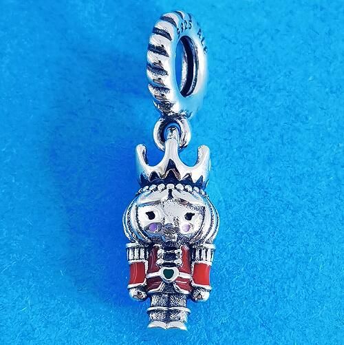 AAA GRADE S925 ALE Sterling Silver Robot Dangle						