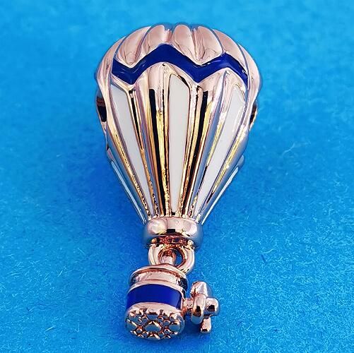 AAA GRADE Rose Goldplated ALE R Dangle			