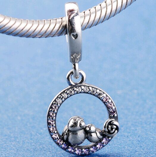 AAA GRADE S925 ALE Sterling Silver Animal Theme Dangle						