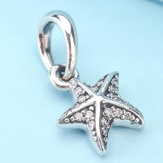 AAA GRADE S925 ALE Sterling Silver Ocean Dangle Charms