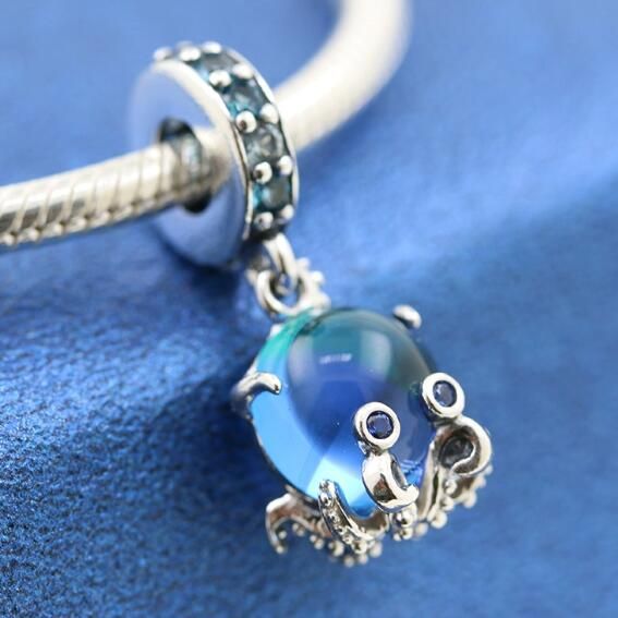 AAA GRADE S925 ALE Sterling Silver Ocean Dangle Charms