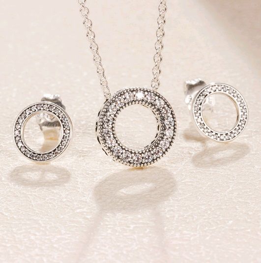 Set Necklaces&Earrings AAA GRADE S925 ALE Sterling Silver