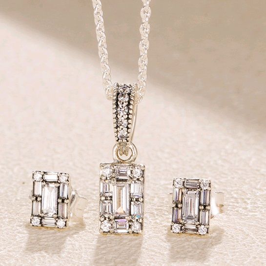 Set Necklaces&Earrings AAA GRADE S925 ALE Sterling Silver