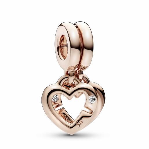 AAA GRADE Rose Goldplated ALE R Dangle    