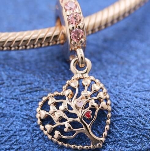 AAA GRADE Rose Goldplated ALE R Dangle