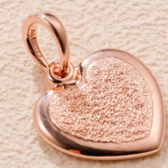 AAA GRADE Rose Goldplated ALE R Dangle