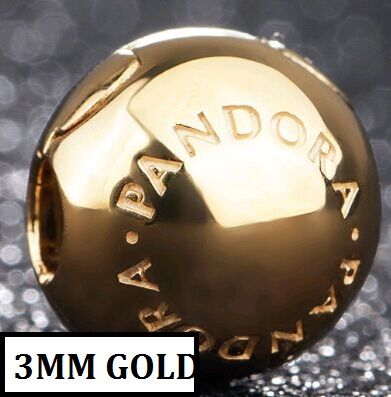 AAA GRADE 18K Gold Plated Charm Clips