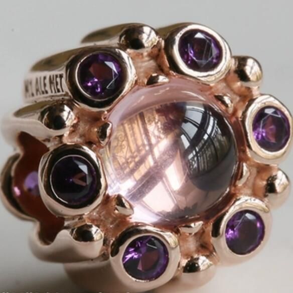 Rose Goldplated AAA GRADE ALE R Charms