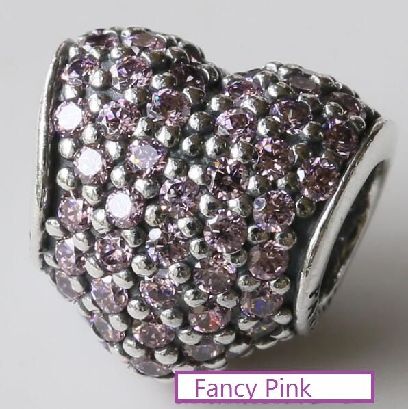 AAA GRADE S925 ALE Sterling Silver 5A CZ Pave Charms