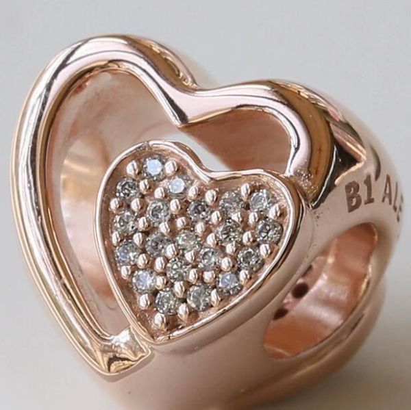 Rose Goldplated AAA GRADE ALE R Charms	