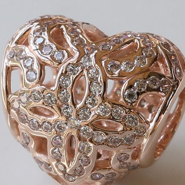 Rose Goldplated AAA GRADE ALE R Charms	