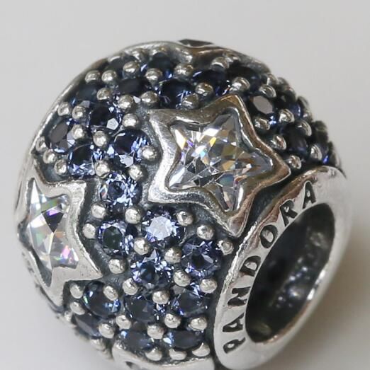 AAA GRADE S925 ALE Sterling Silver 5A CZ Pave Charms