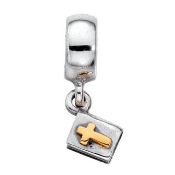 18k Goldplated Two Tone Dangle