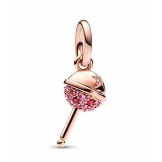 AAA GRADE Rose Goldplated ALE R Dangle