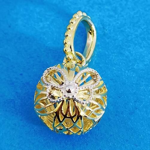 18K Goldplated AAA GRADE S925 ALE Dangle